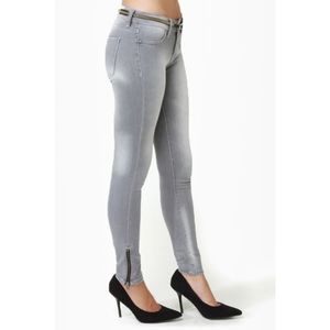 Blank NYC Spray On White-Washed Grey Jeggings Skinny Jeans 26